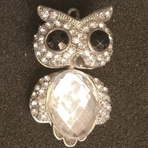 IlluminEssence diamante owl pendant